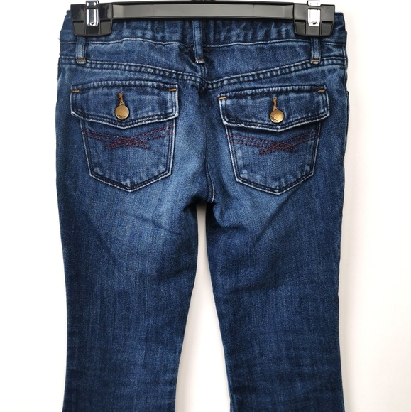 SIZE 8R GAP Kids Floral 1969 Flarred Jeans EUC - Picture 7 of 7